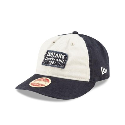 Cleveland Indians Gorra | New Era MLB Heritage Retro Crown 9fifty Snapback Cap Mexico - Marrom